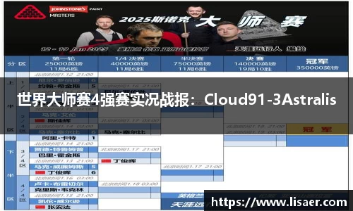 世界大师赛4强赛实况战报：Cloud91-3Astralis